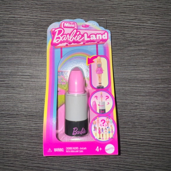 Mini Barbie Land Cutie Reveal + Pink Lipstick Reveal (pretend) + Color Reveal - Picture 5 of 8